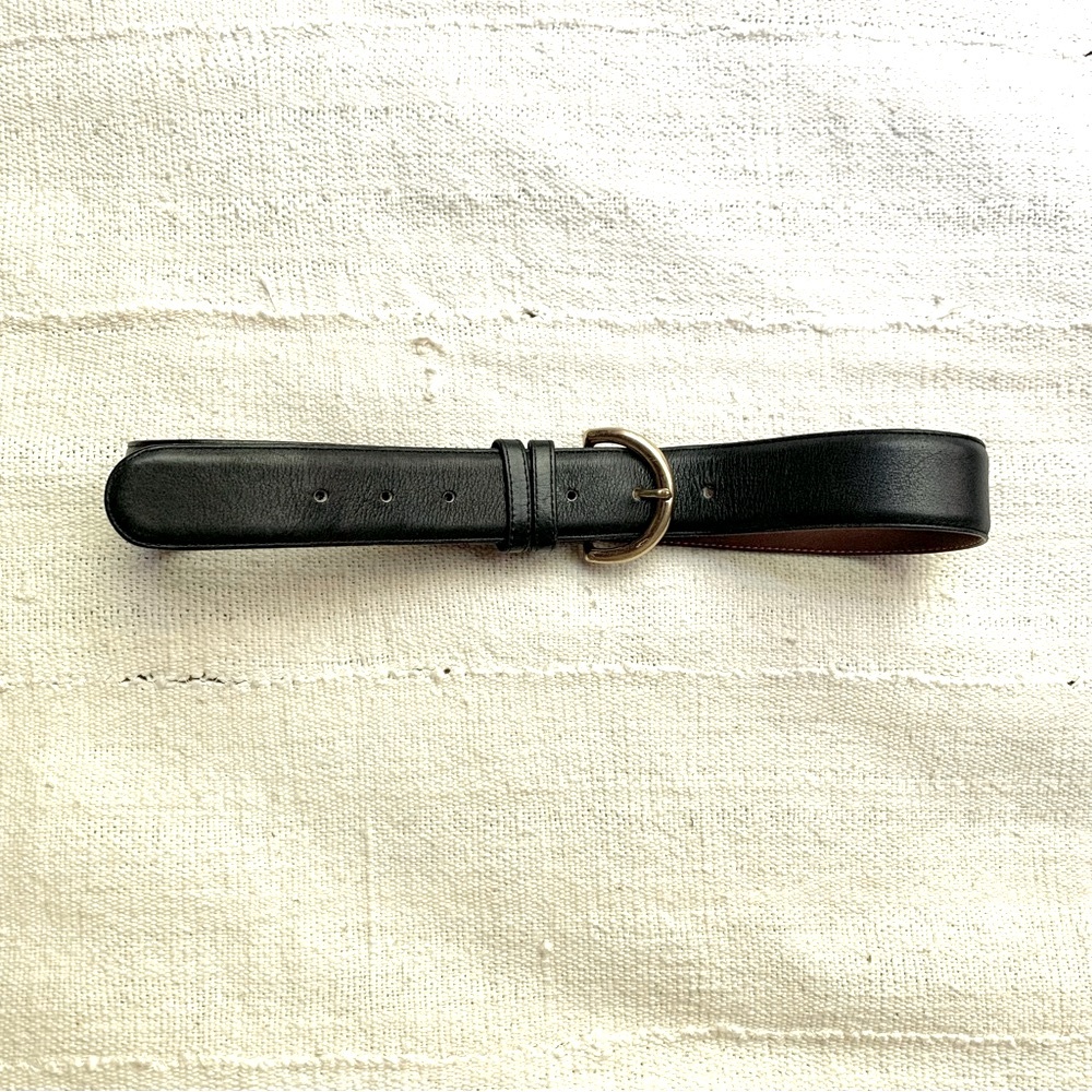 Vintage Coach Half Moon Belt